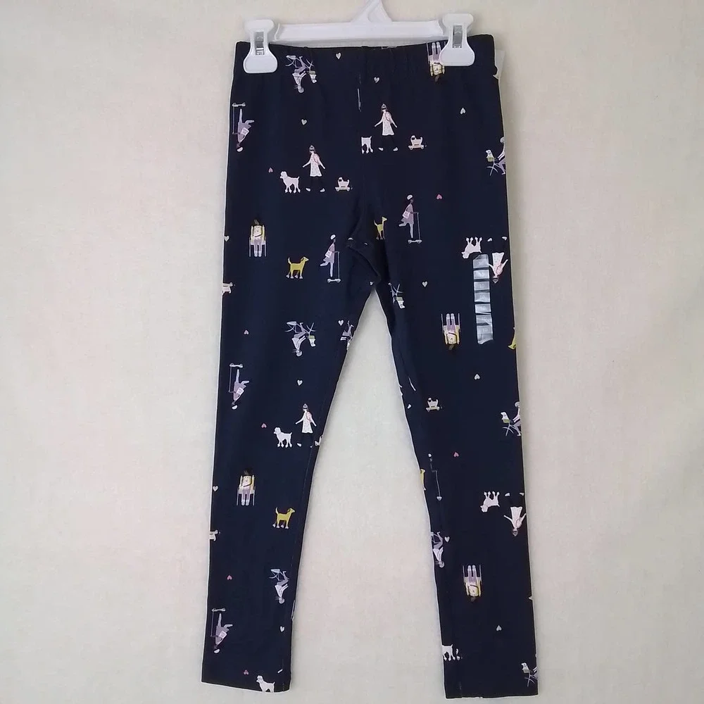 Carter's Cotton Blend Leggings Size 10 Navy